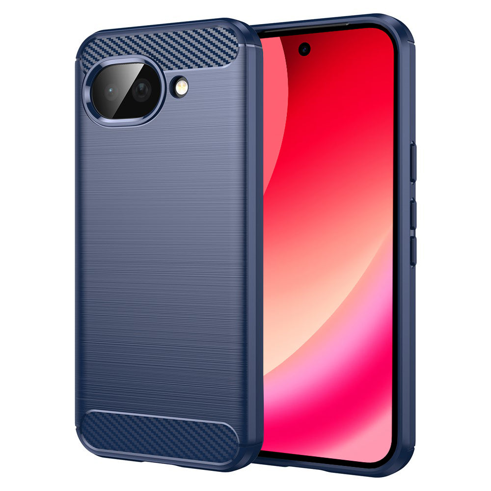 Etui na Google Pixel 10a, Techsuit, Carbon, Niebieskie
