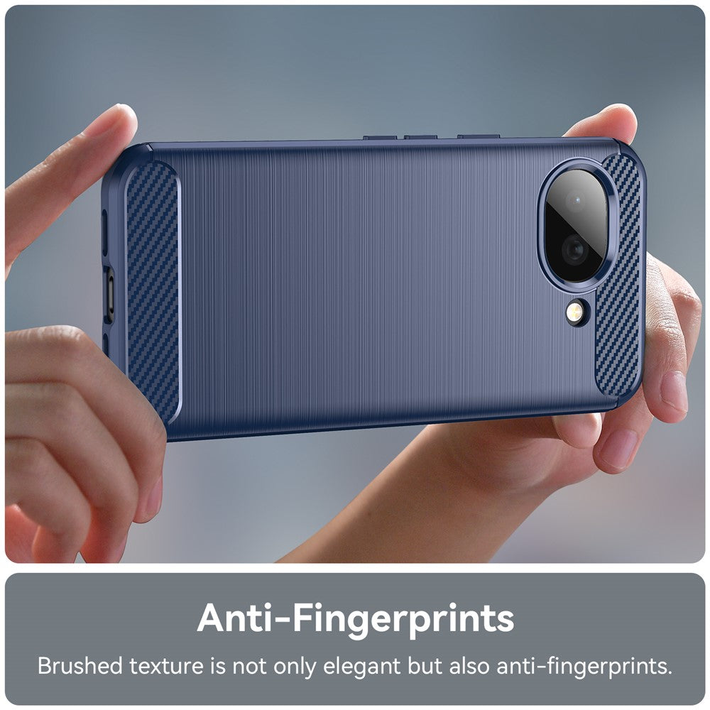 Etui na Google Pixel 10a, Techsuit, Carbon, Niebieskie