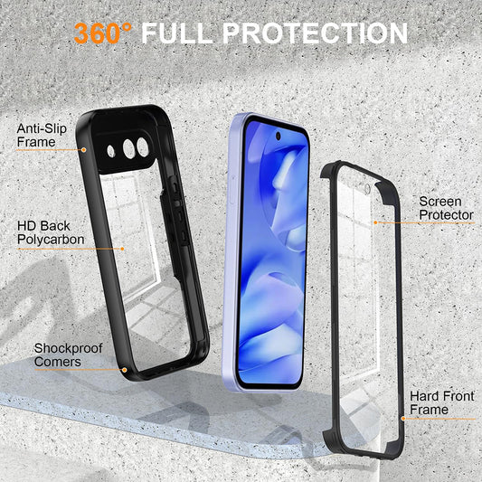 Etui na Google Pixel 10a, Techsuit, ColorVerse 360, Czarne