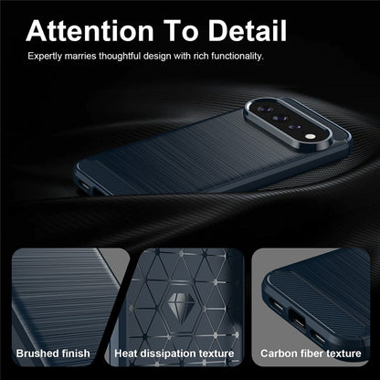 Etui na Google Pixel 11 Pro / 11, Techsuit, Carbon, Niebieskie