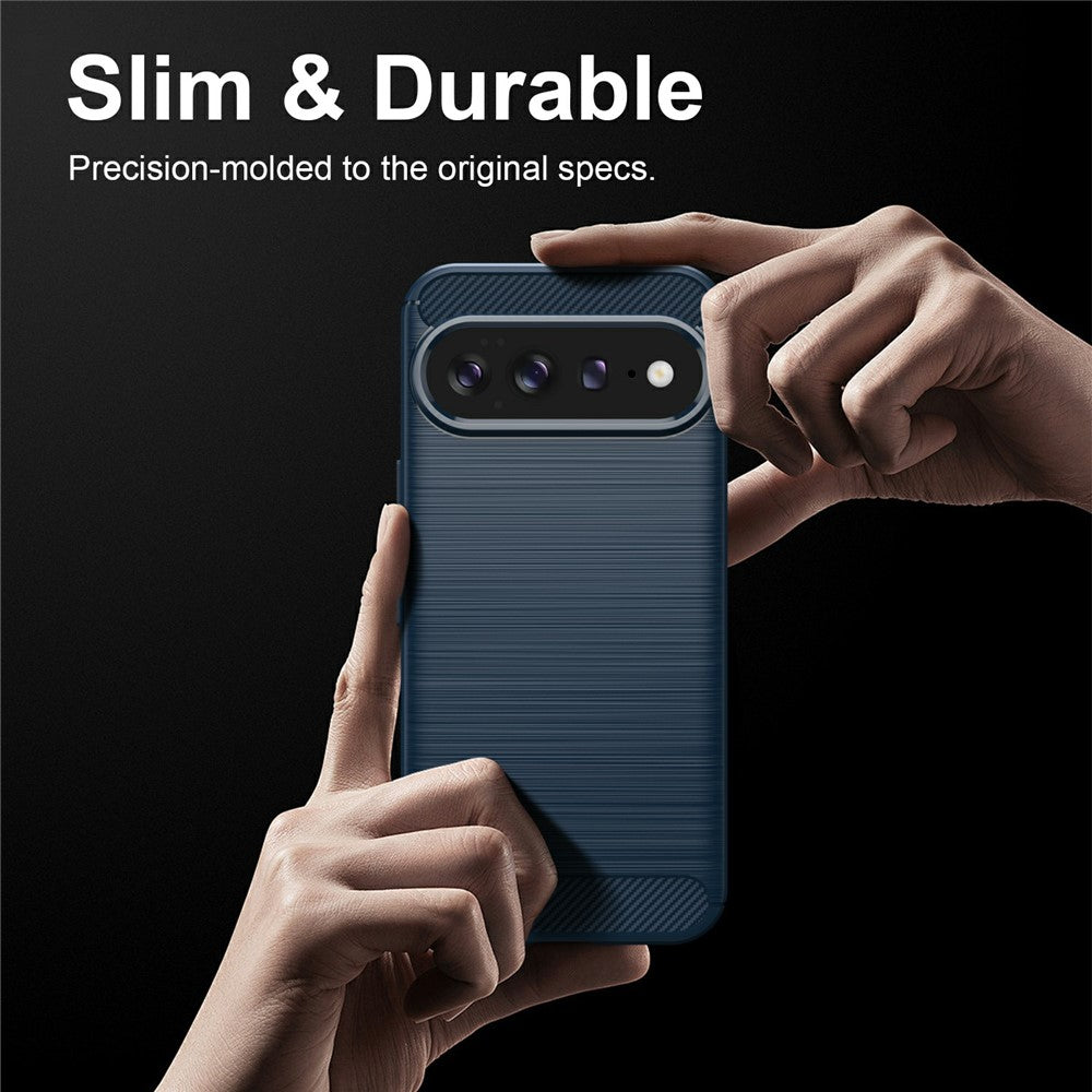 Etui na Google Pixel 11 Pro / 11, Techsuit, Carbon, Niebieskie