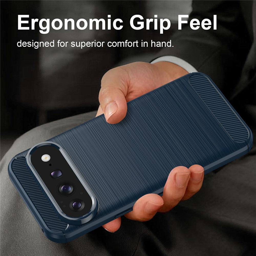 Etui na Google Pixel 11 Pro / 11, Techsuit, Carbon, Niebieskie