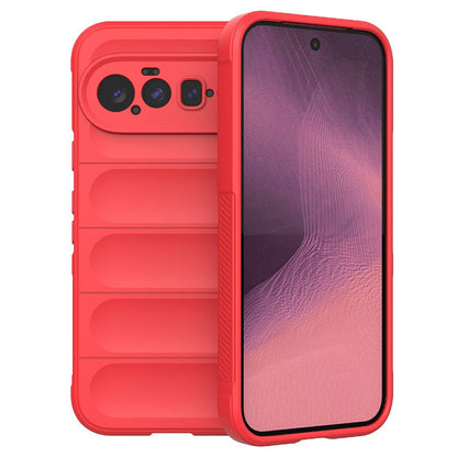 Etui na Google Pixel 11, Techsuit, Magic Shield, Czerwony