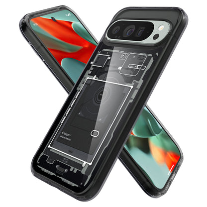 Etui na Google Pixel 9 Pro XL, Spigen, Ultra Hybrid Zero One, czarne ACS07722