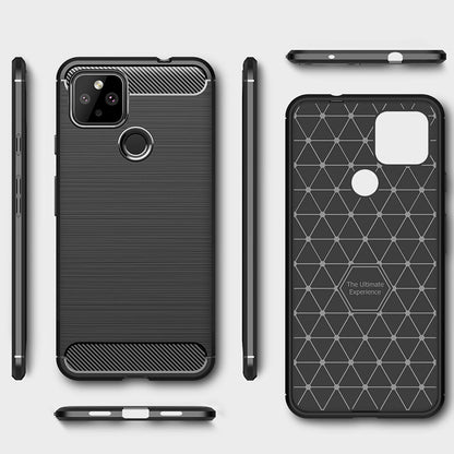 Case for Google Pixel 4a 5G, Techsuit, Carbon, Black