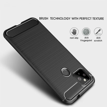 Case for Google Pixel 4a 5G, Techsuit, Carbon, Black