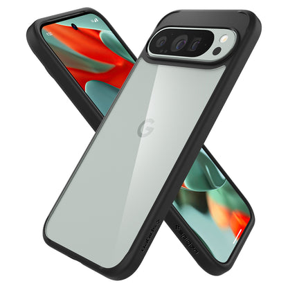 Etui na Google Pixel 9 Pro XL, Spigen, Ultra Hybrid, Matowe Czarne ACS07724