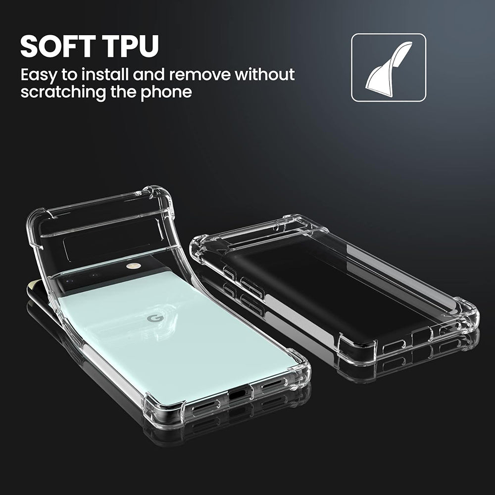 Etui na Google Pixel 6, Techsuit, Shockproof Clear, Przezroczyste