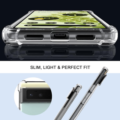 Etui na Google Pixel 6, Techsuit, Shockproof Clear, Przezroczyste