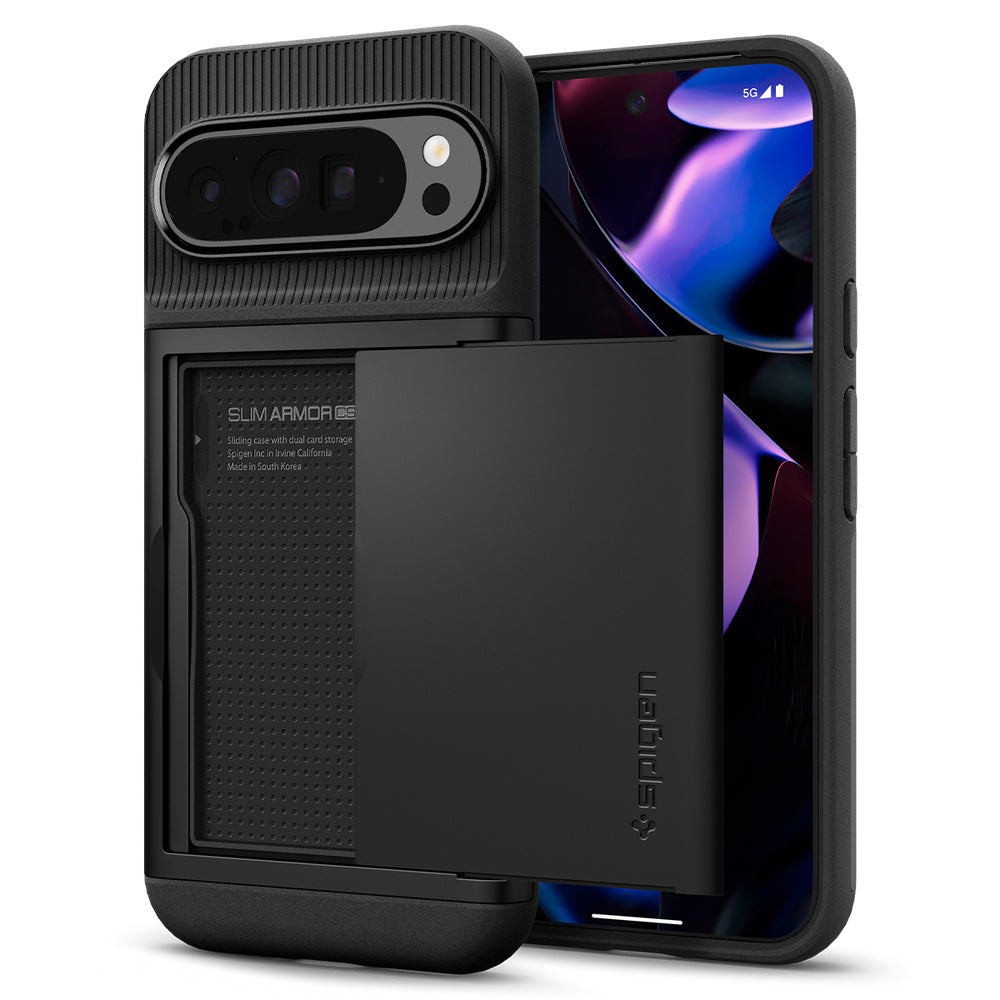 Etui na Google Pixel 9 Pro XL, Spigen, Slim Armor CS, Czarne ACS07729
