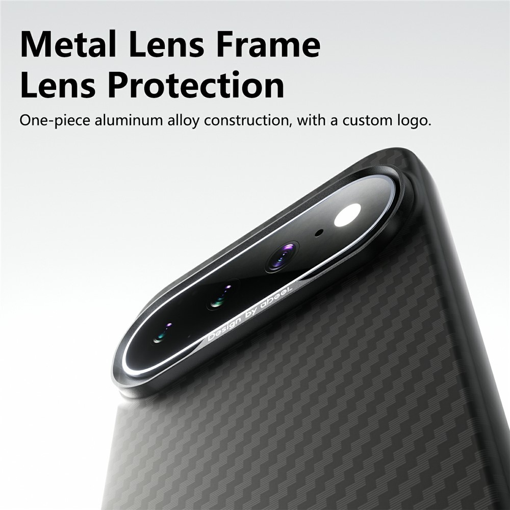 Etui na Google Pixel 10 Pro / 10, Abeei, Carbon Minimalist, Czarny