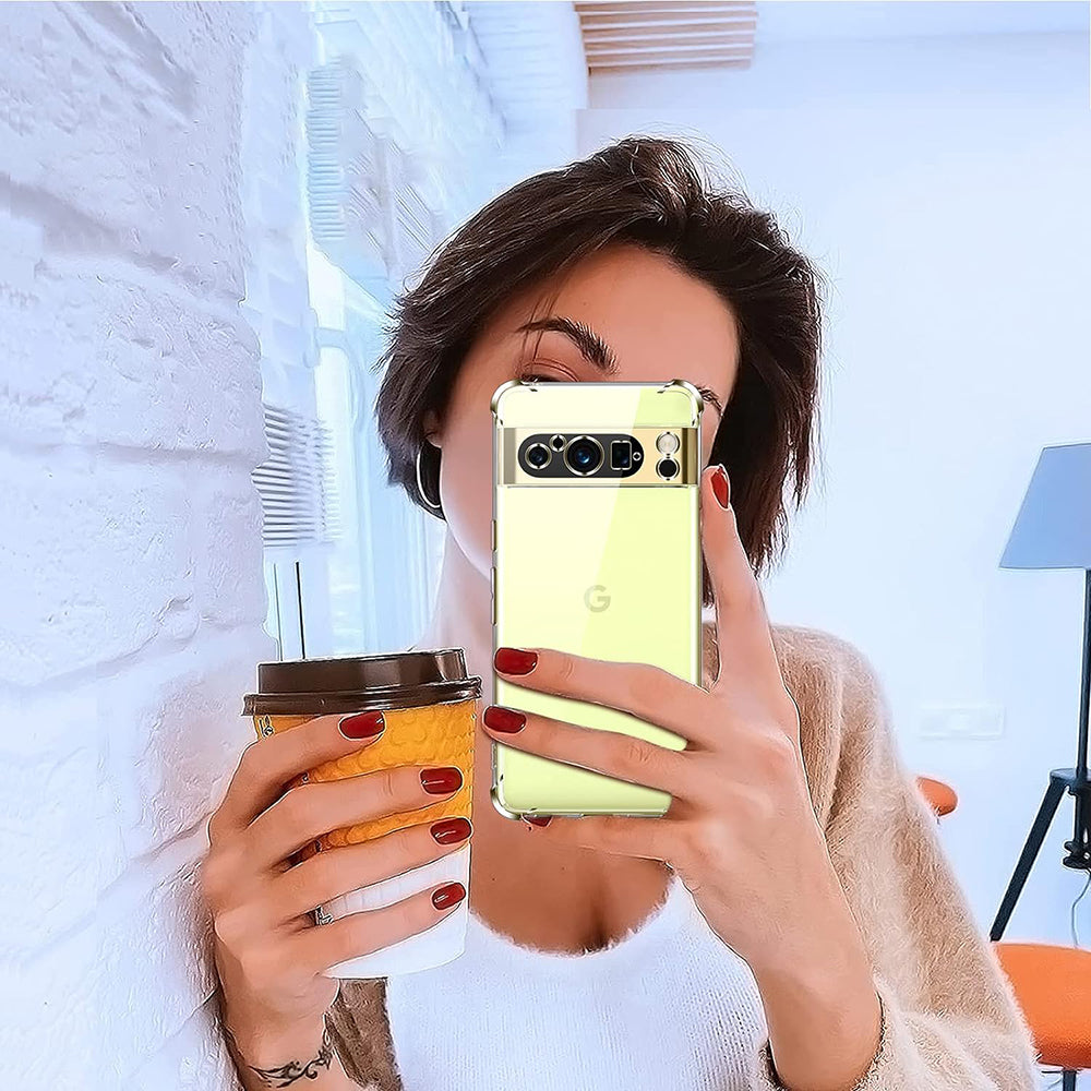 Case for Google Pixel 8 Pro, Techsuit, Shockproof Clear, Transparent