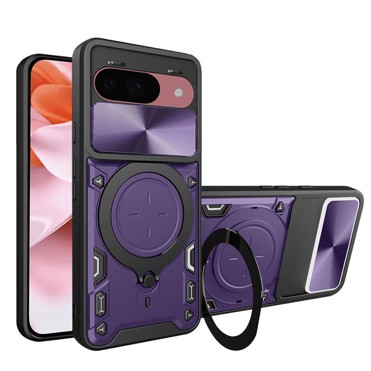 Etui na Google Pixel 9 / 9 Pro, Techsuit, CamGuard Pro, Fioletowy