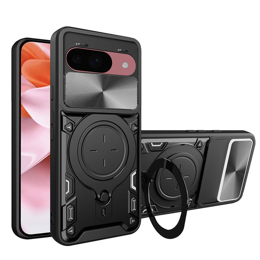 Etui na Google Pixel 9 / 9 Pro, Techsuit, CamGuard Pro, czarne
