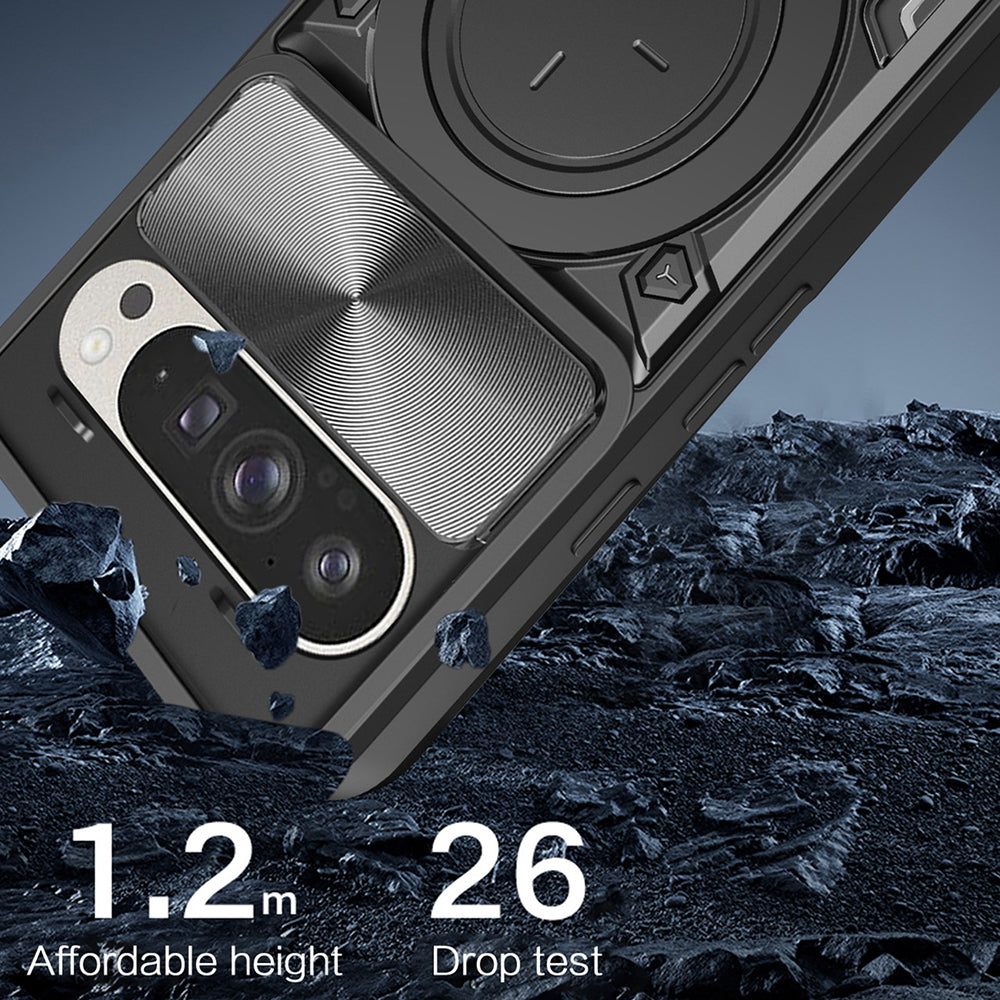 Case for Google Pixel 9 / 9 Pro, Techsuit, CamGuard Pro, Black