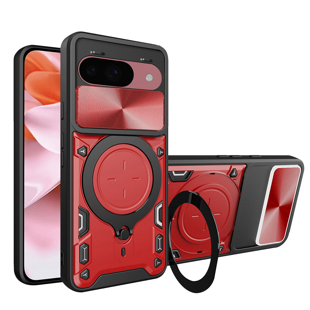 Etui na Google Pixel 9 / 9 Pro, Techsuit, CamGuard Pro, Czerwony