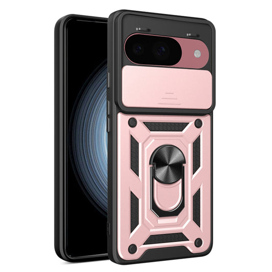 Etui na Google Pixel 9 / 9 Pro, Techsuit, CamShield, Różowe