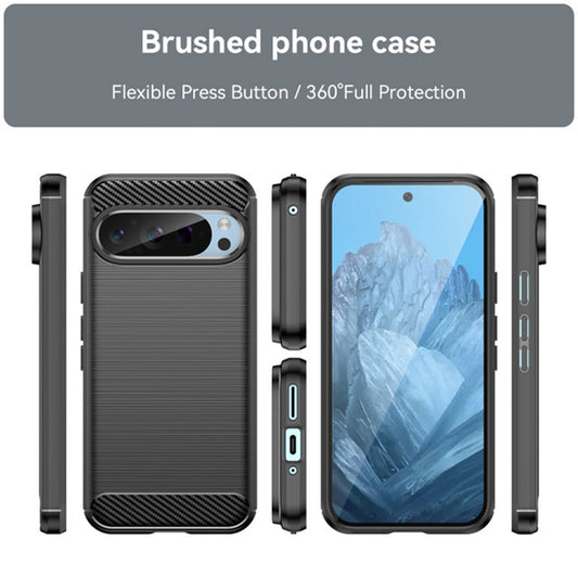 Etui na Google Pixel 9 / 9 Pro, Techsuit, Carbon, Czarny