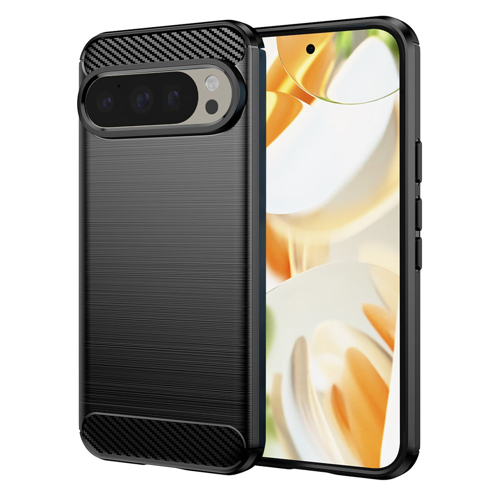 Case for Google Pixel 9 / 9 Pro, Techsuit, Carbon, Black