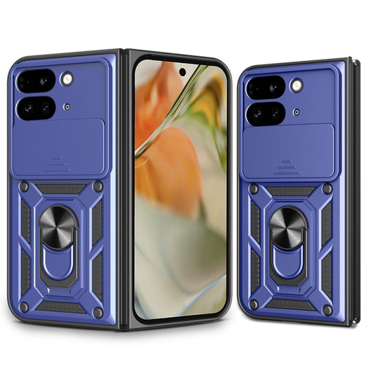 Etui na Google Pixel 9 Pro Fold, Techsuit, CamShield, Niebieskie