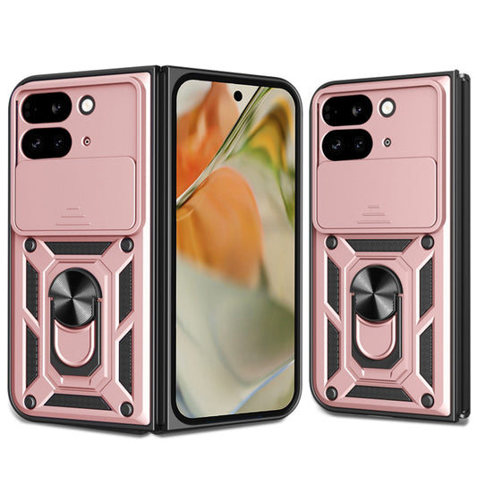 Etui na Google Pixel 9 Pro Fold, Techsuit, CamShield, różowe