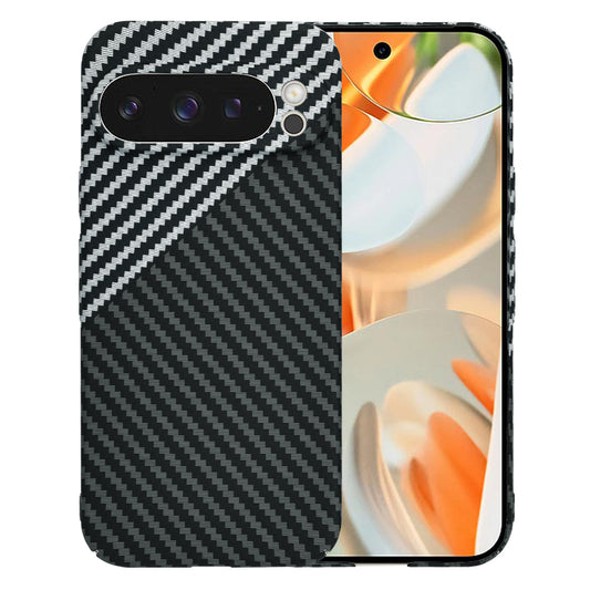 Etui na Google Pixel 9 Pro, Techsuit, Carbonite FiberShell, Czarny Szary