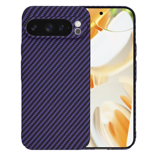 Etui na Google Pixel 9 Pro, Techsuit, Carbonite FiberShell, Fioletowy