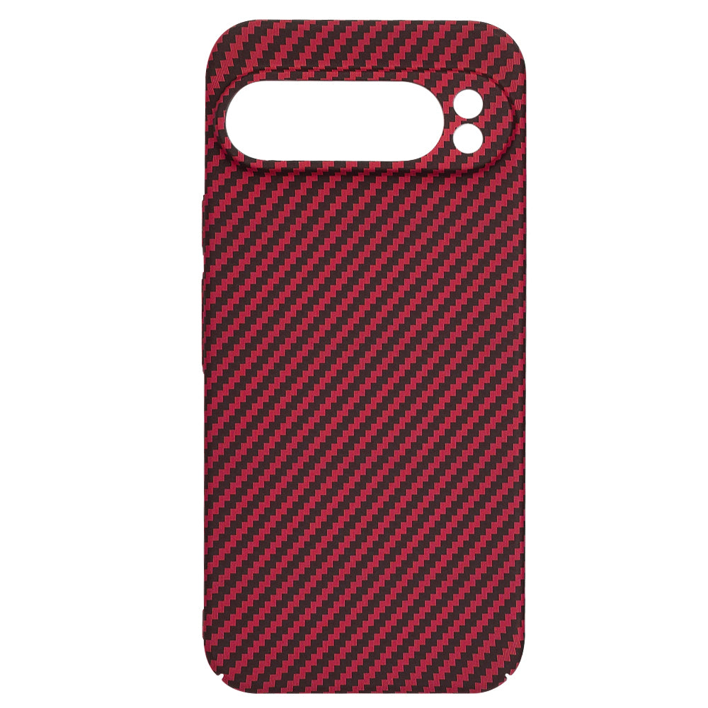 Case for Google Pixel 9 Pro, Techsuit, Carbonite FiberShell, Red