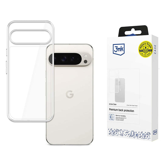 Etui na Google Pixel 9 Pro XL, 3MK, Armor, Przezroczyste
