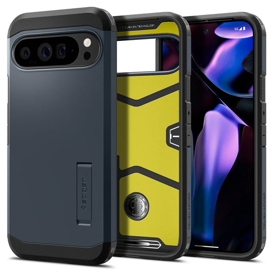 Etui na Google Pixel 9 Pro XL, Spigen, Tough Armor, Niebieskie
