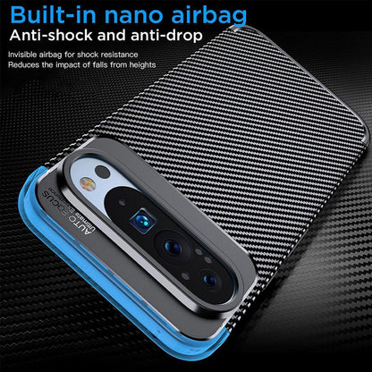 Case for Google Pixel 9 Pro XL, Techsuit, CarbonFiber, Black