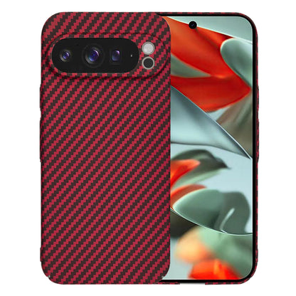 Etui na Google Pixel 9 Pro XL, Techsuit, Carbonite FiberShell, Czerwony
