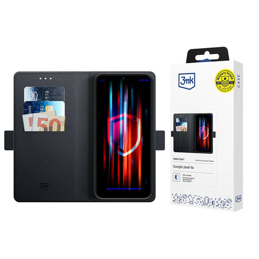Etui na Google Pixel 9a, 3MK, Wallet, czarne