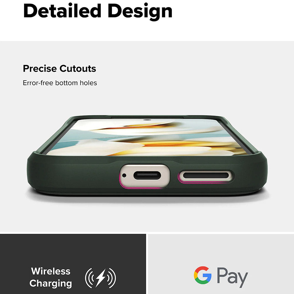 Etui do Google Pixel 9a, Ringke, Onyx, Ciemnozielony