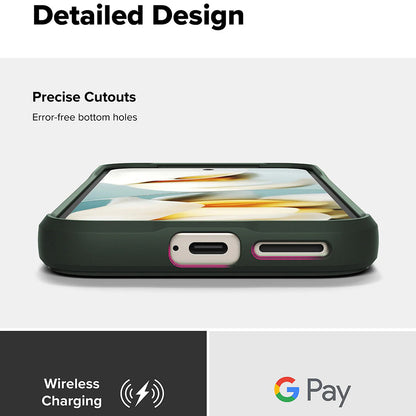 Etui do Google Pixel 9a, Ringke, Onyx, Ciemnozielony