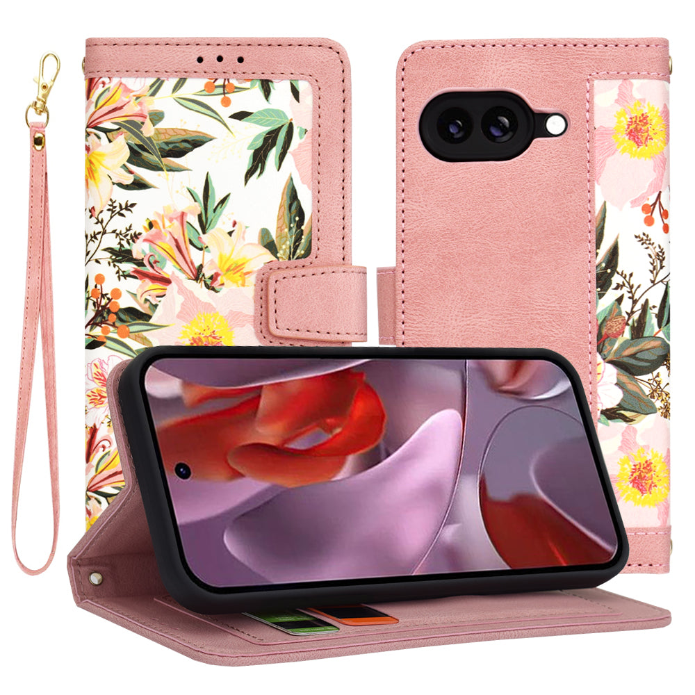 Etui na Google Pixel 9a, Techsuit, FlipCraft, Różowe