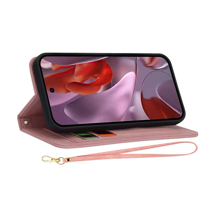 Etui na Google Pixel 9a, Techsuit, FlipCraft, Różowe