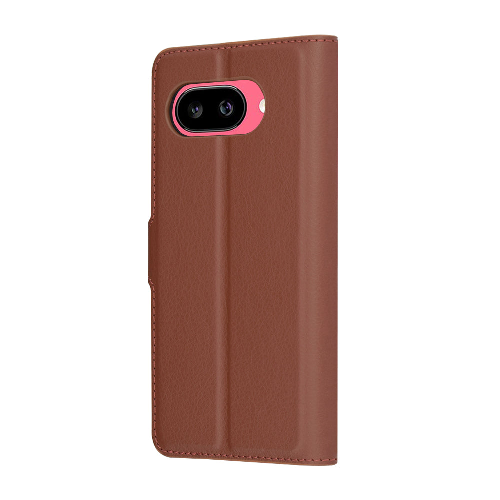 Etui na Google Pixel 9a, Techsuit, Leather Folio, Brązowe