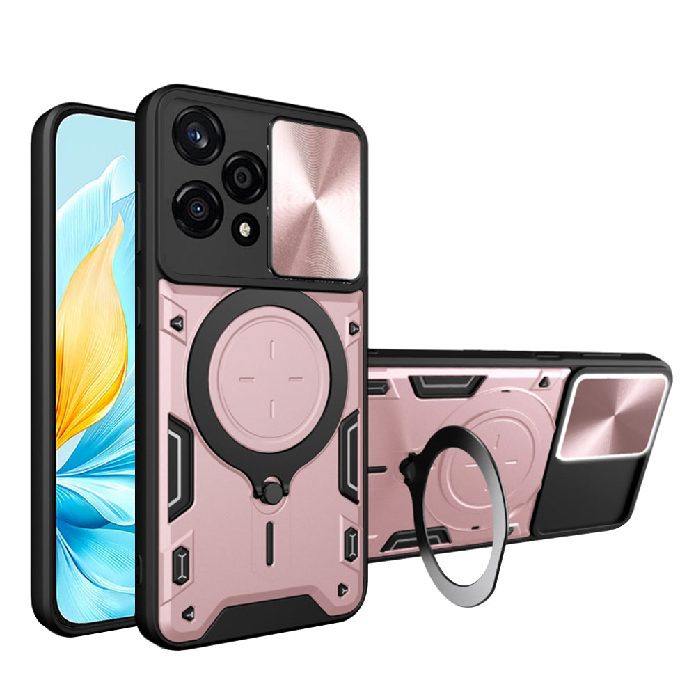 Etui na Honor 200 Lite, Techsuit, CamGuard Pro, Różowo-Złoty