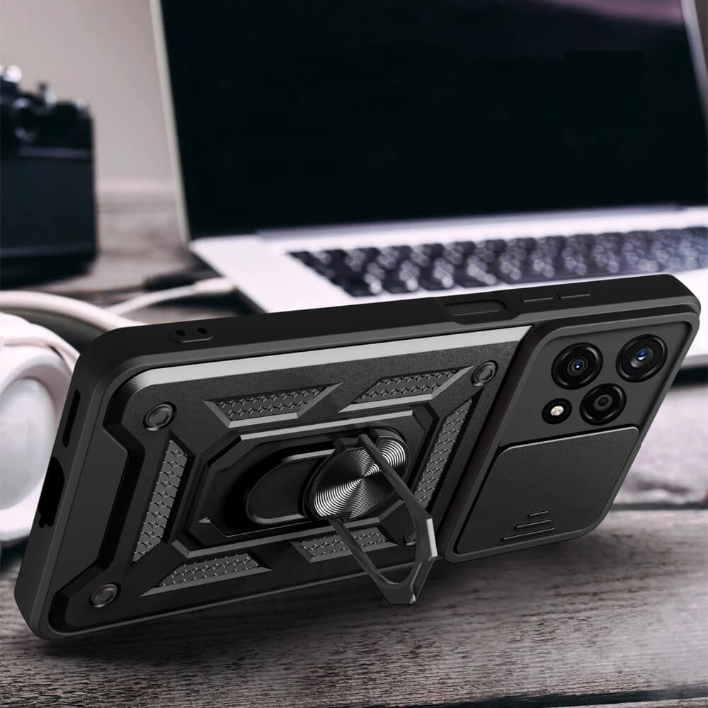Case for Honor 200 Lite, Techsuit, CamShield, Black
