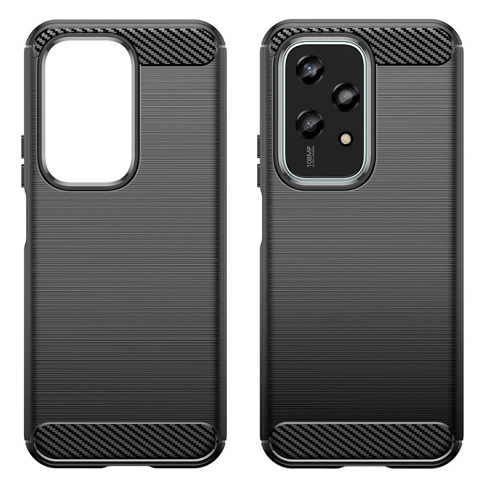Etui na Honor 200 Lite, Techsuit, Carbon, Niebieskie
