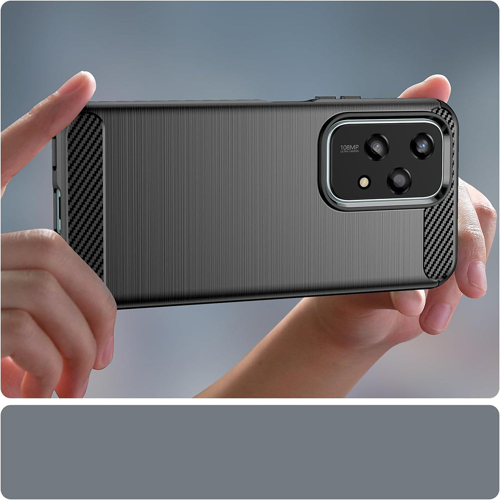 Etui na Honor 200 Lite, Techsuit, Carbon, Czarny