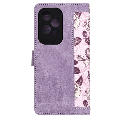 Etui na Honor 200 Lite, Techsuit, FlipCraft, Fioletowy