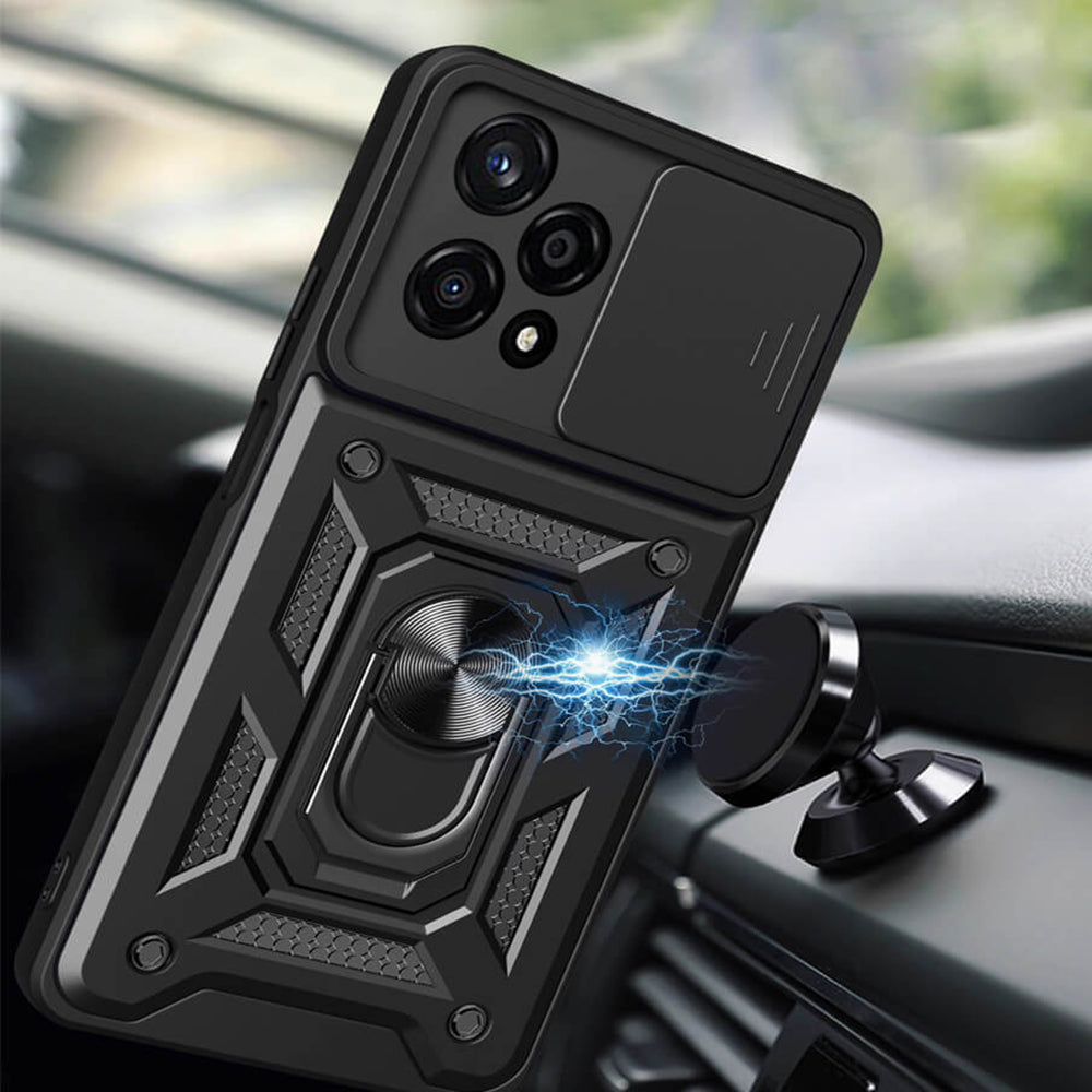 Etui na Honor 200 Pro, Techsuit, CamShield, czarne