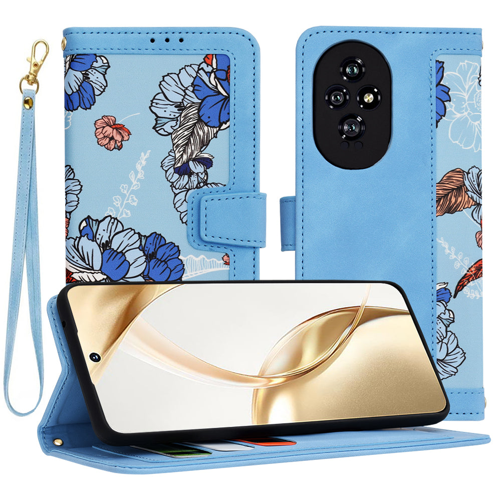 Case for Honor 200, Techsuit, FlipCraft, Blue