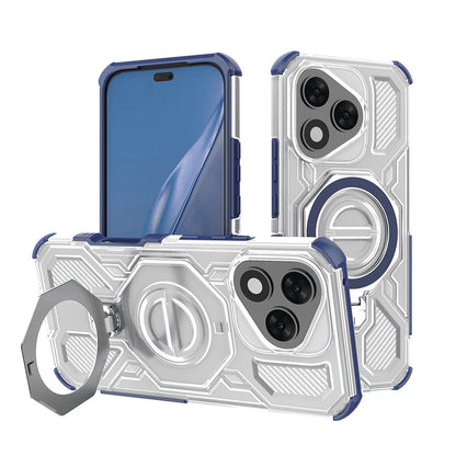 Etui na Honor 400 Lite, Techsuit, Carbon Shield Pro, Niebieskie