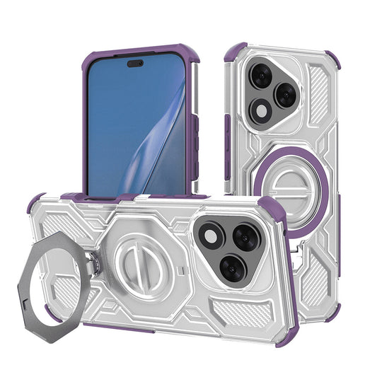 Etui do Honor 400 Lite, Techsuit, Carbon Shield Pro, Fioletowy