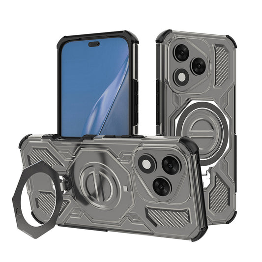 Etui do Honor 400 Lite, Techsuit, Carbon Shield Pro, Fumurie