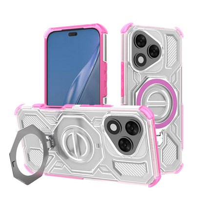 Case for Honor 400 Lite, Techsuit, Carbon Shield Pro, Pink