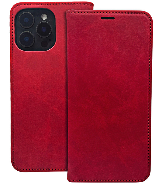 Etui do Honor 400 Lite, OEM, Smart Suede, Czerwony